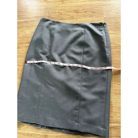 Evan picone women’s gray skirt suit jacket size 8 skirt size 6 - Picture 10 of 11